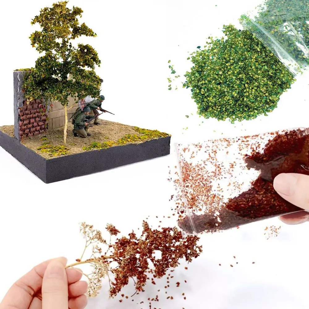 35ml/bag Sand Table Simulation Mini Leaves Miniature Static Leaf Layout Scene Model Wargame Accessories Fairy Garden DIY