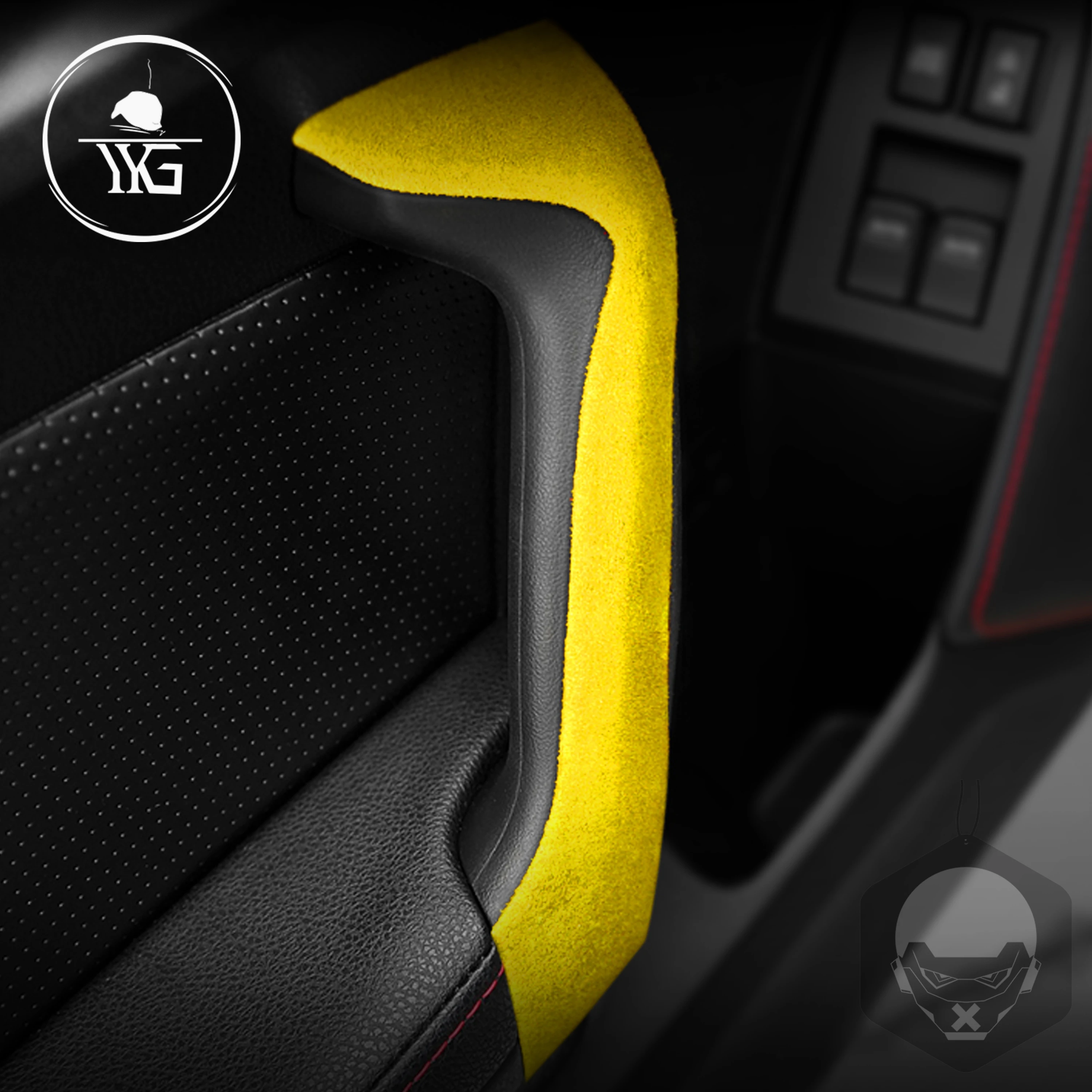 Turn Fur Suede Wrap For  flocking Subaru BRZ Toyota 86 GT86 2013-2020 alcantara Door Pull Handle Gate ABS Refit Accessories