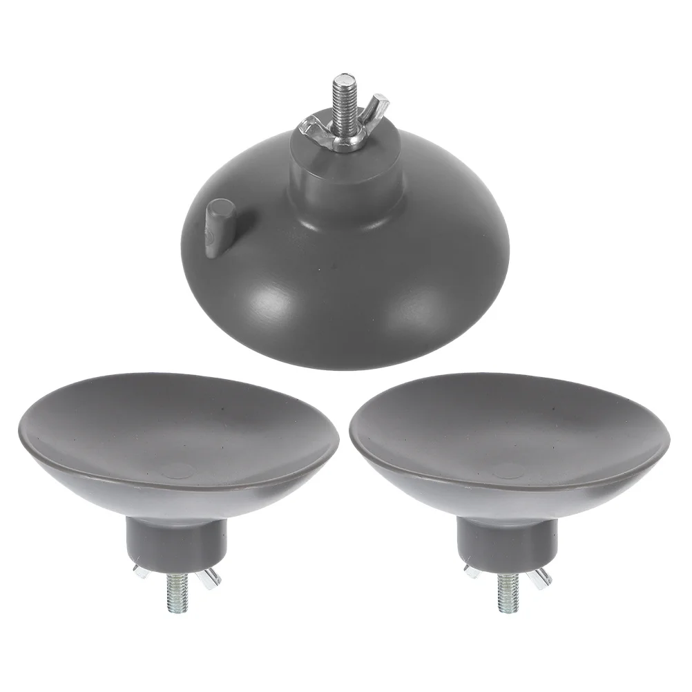 

3 Pcs Enema Machine Meat Grinder Mince Tensile Suction Cup Plastic Mincer Replacement Parts Cups for Mincers Sucker Sausage