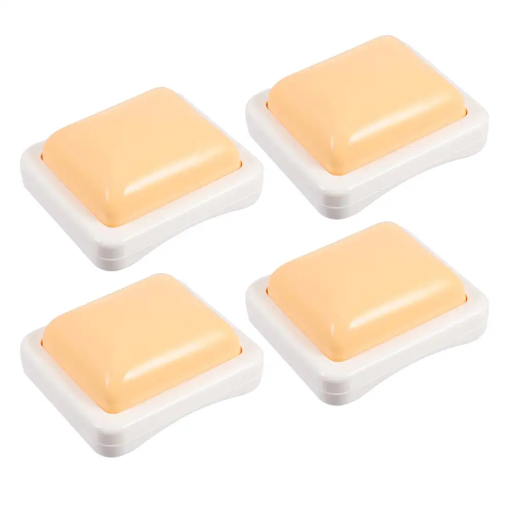 

4 Pcs Intramuscular Training Model Realistic Silicone Injection Trainer Reusable Practice Pad Tool