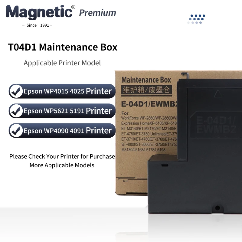 

T04D100 T04D1 Maintenance Box For Epson WF-2860 WF-2860DWF XP-5105 XP-5100 L6168 L6178 L6198 L6170 L6190 L6191 L6171 L6160 L6161