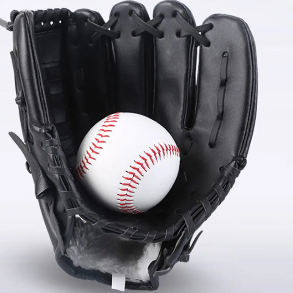 

1Pcs Baseball Glove Soft PU Material Lightweight Shockproof Comfortable Softball Glove for Pitcher Infielder Training