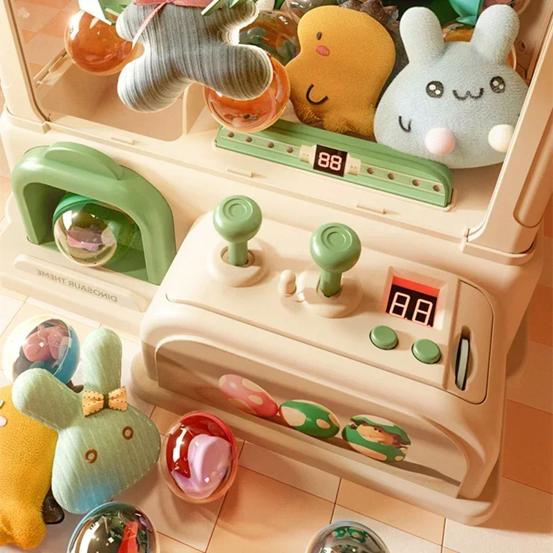 الكرتون الكهربائية آلة مخلب صغيرة لعب الاطفال Diy بها بنفسك جوائز ممر كرين دمية الصيد آلات البيع الأطفال السنة الجديدة هدية عيد الميلاد #2