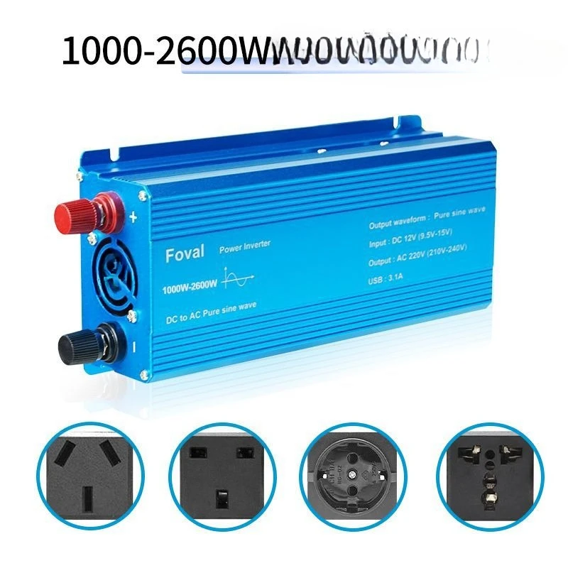 Автомобильный бытовой блок питания мощностью 1000 Вт/2600 Вт