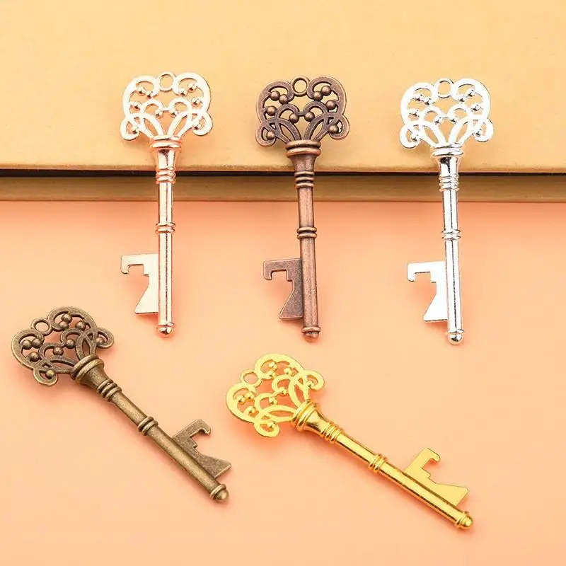 Retro Vintage Key Style Beer Bottle Opener Unique Practical Bar Accessory for Family Gathering Party Wedding Favors Gifts