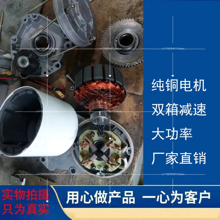 12V600W60 To 400kg High Power Multi-purpose DC Motor Double Fertilization Box Special