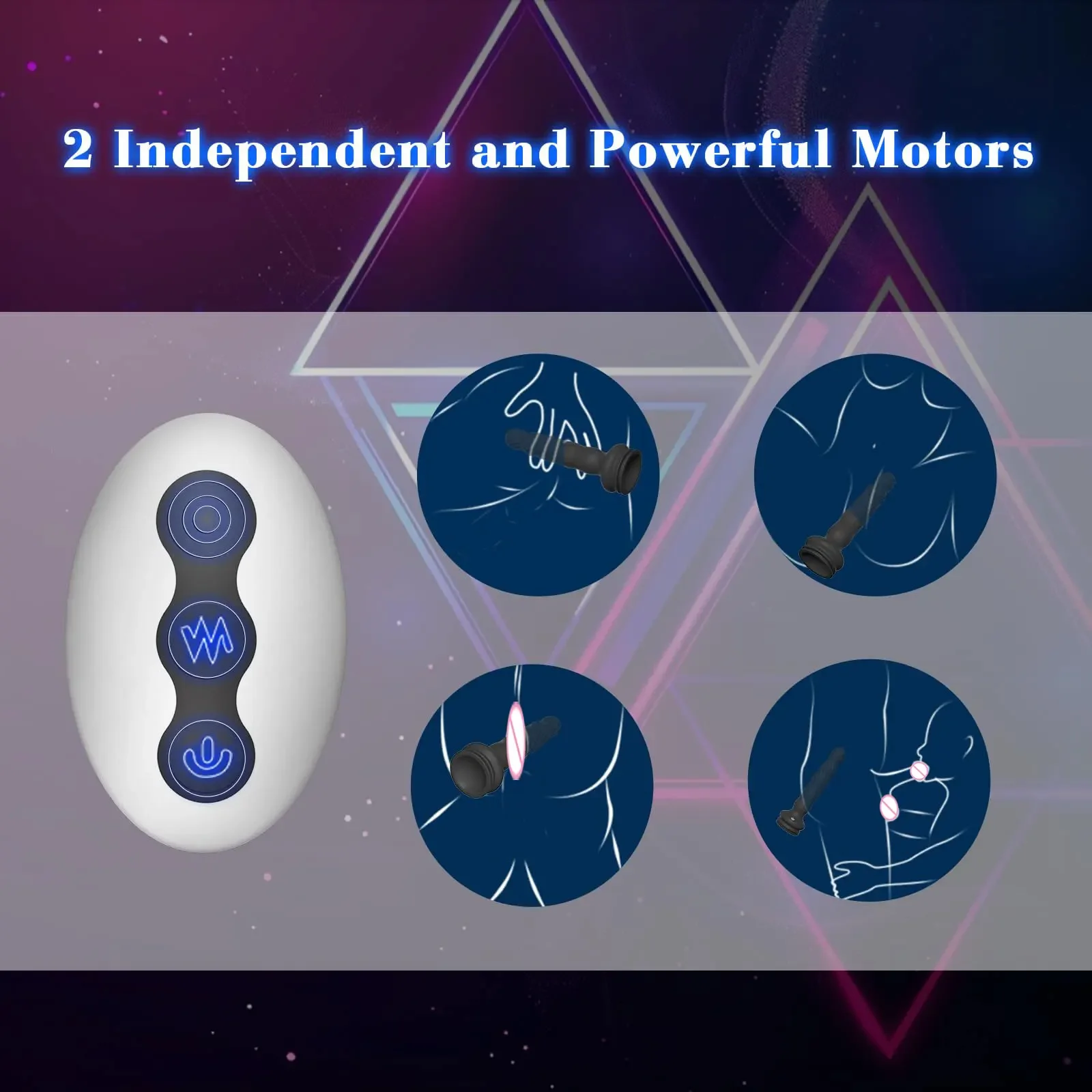 Remote Control Anal Vibrator Male Prostate Massager Wriggling Rotating Vibrating Anal Beads Adult Sex Toys with Suction Cup - Image 3