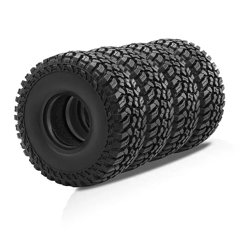 1.9インチ耐摩耗性および滑り止めロッククローラーシミュレーションタイヤトレッド（C102）1/10 RCクローラーカー用 - RCカーアクセサリー