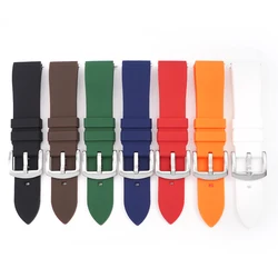 Silicone Watch Band Watrproof Straps for Rolex Water Ghost Strap 18mm 19mm 20mm 21mm 22mm 24mm Watch Accessories Rubber Bracelet