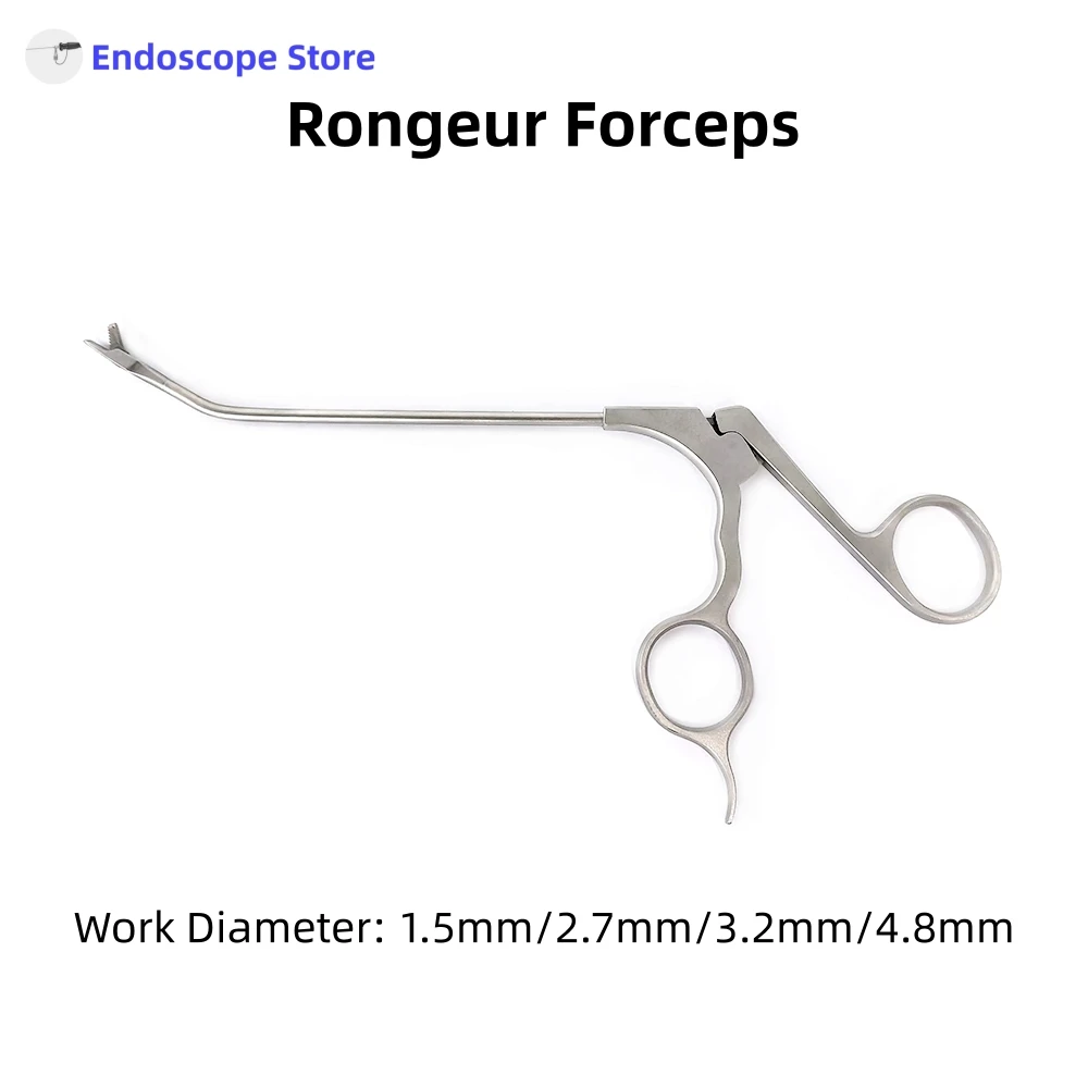 Medical Rigid Arthroscope Arthroscopy Rongeur Punch Biopsy Forceps Scissors with Suction 1.5mm 2.7mm 3.2mm 3.8mm 4.8mm