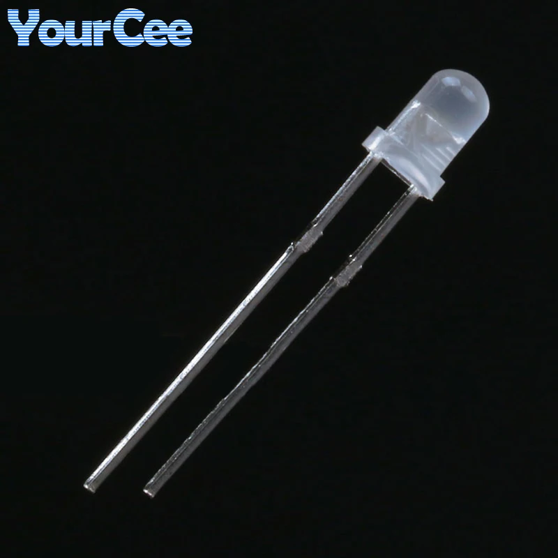 100Pcs Fog LED Diode 3mm F3 White Yellow Blue Red Emerald-green Indicator Super High Brightness Lamp DIP