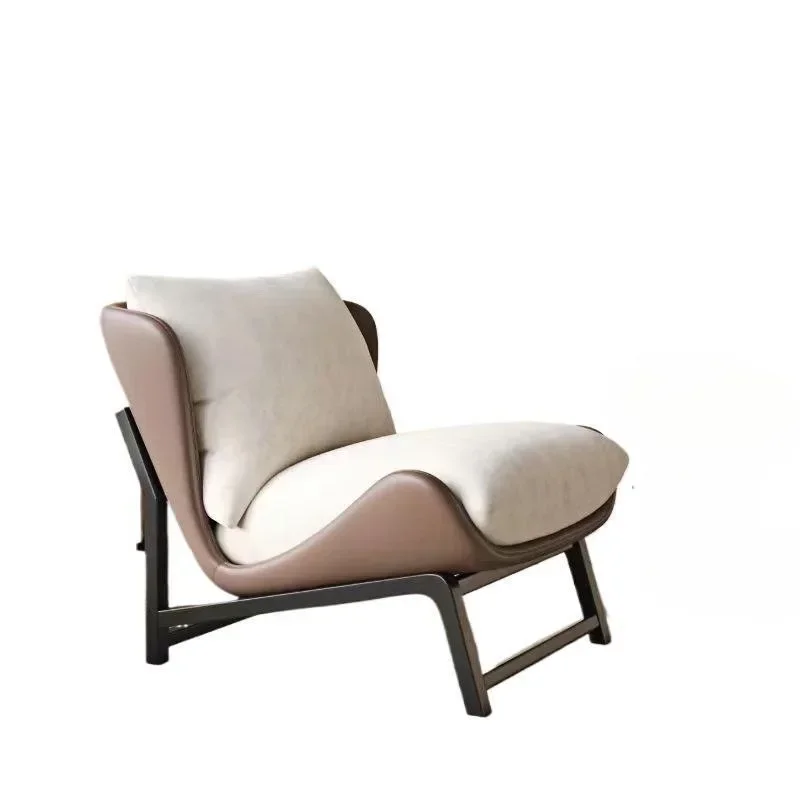 

Italian light luxury minimalist sofa living room bedroom simple office hotel master bedroom lazy sofa leisure sofa chair