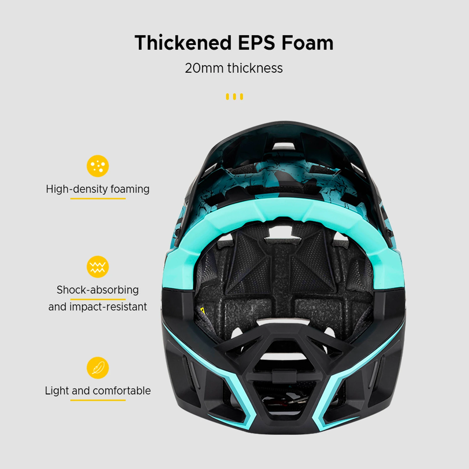 Casque de vélo de montagne int - Mountain Biking Helmet Full Face avis et prix