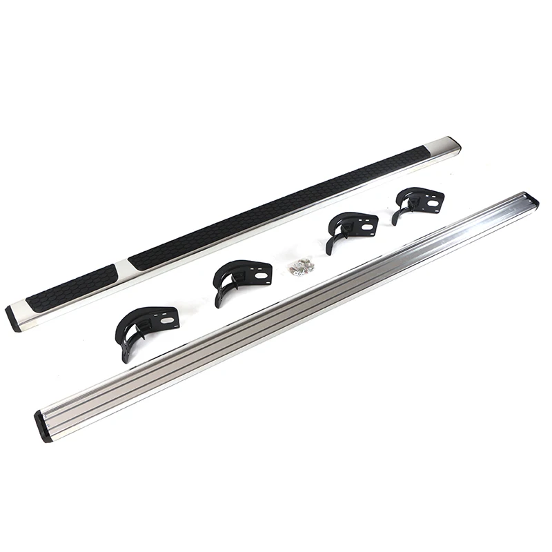 Running Boards,Aluminum Alloy Rubber Side Steps for RAM1500 2008-2019 Pick-up,Slip-Resistant StepBar,Heavy Duty Truck Auto Parts