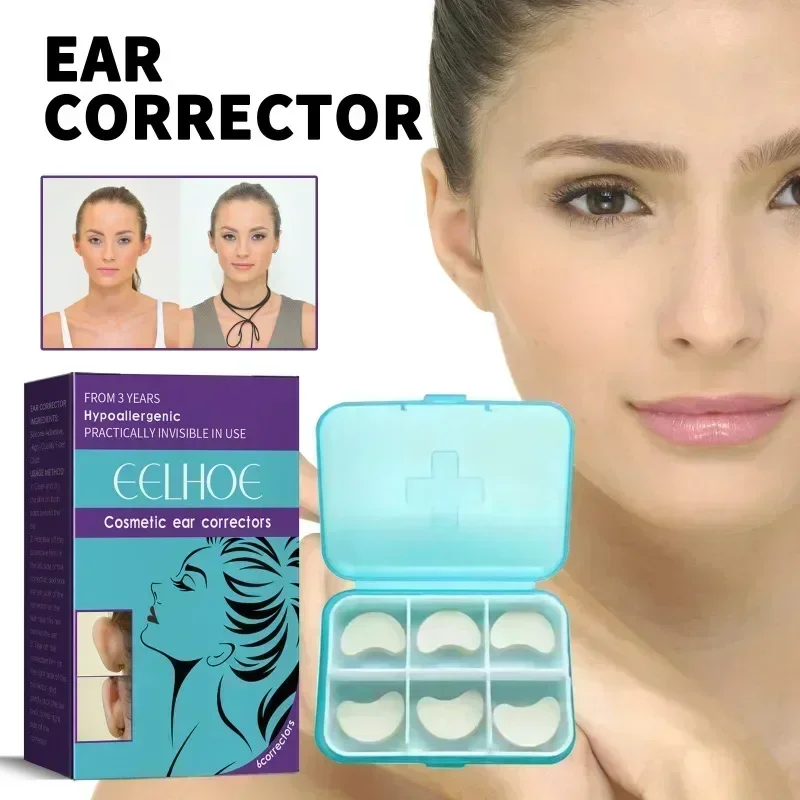 6Pcs Invisible Protruding Ears Correctar Tape Portable Small Ear Aesthetic Correctar Without Surgery Beauty V Face Sticker