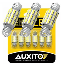 AUXITO C10W C5W LED Canbus Error Free Festoon 31mm 36mm 39mm 42mm for Car Interior Light Reading Light License Plate Lamp White