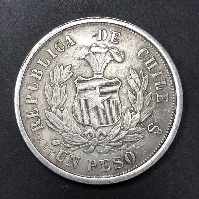 1881 Mexico Eagle 1 Pesos Copy Commemorative Coin Europe Collectible Old Money Home Decor Christmas Gift Medal