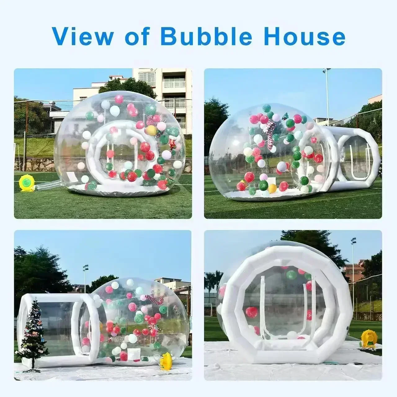 Inflatable Bubble House for Party Supplies,Outdoor Wedding Decor,Kids Birthday Party amusement park, Transparent Bubble Dome