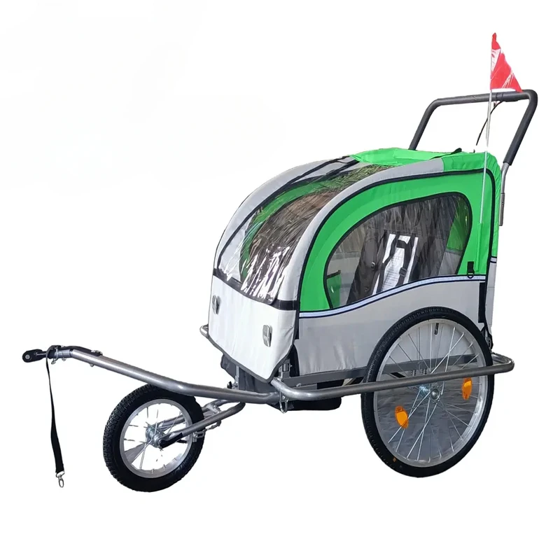 2022 Hot sale pet trailer 2 in 1 pet trailer stroller for dogs outdoor bicycle pet trailer with high quality