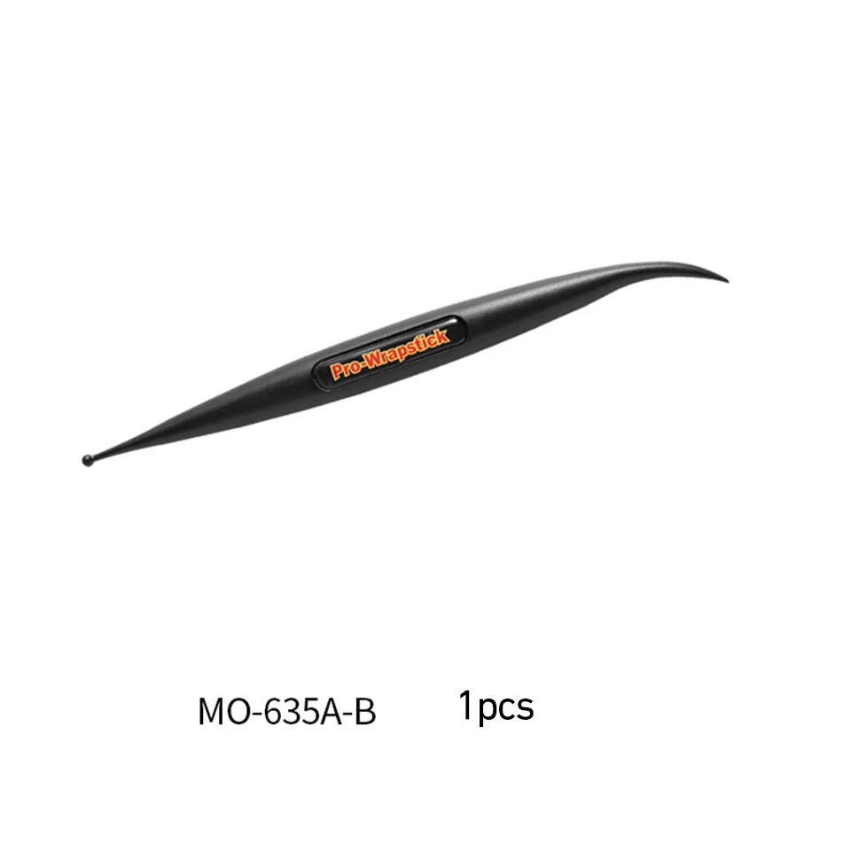 Black Magnetic Tucking Squeegee Magnetic Wrap Stick for Corner Gap Tucking, Seaming,Detailing Curved Edge Smoothing MO-635A-B
