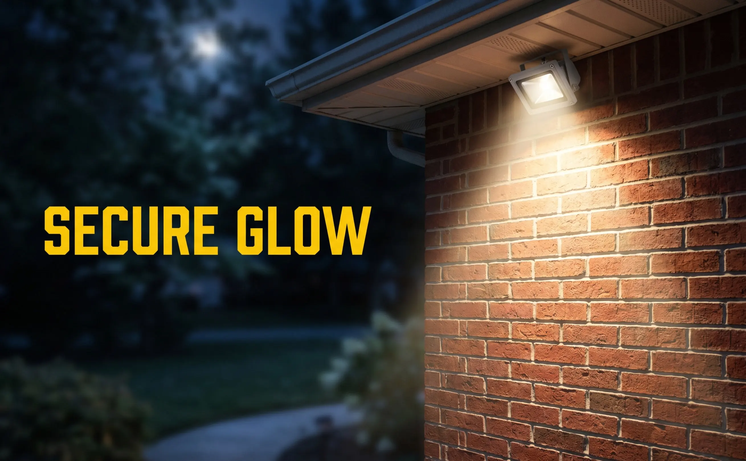10W LED Flood Light Waterproof Outdoor Warm White 2800K-3200K Aluminum Housing Glass Lens 60000H Long Life for Factory