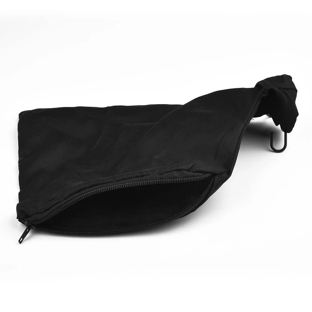 Le nouveau sac à poussière de scie, sac collecteur de poussière noir avec fermeture éclair et support métallique, pour scie à onglet modèle 255 2 pièces