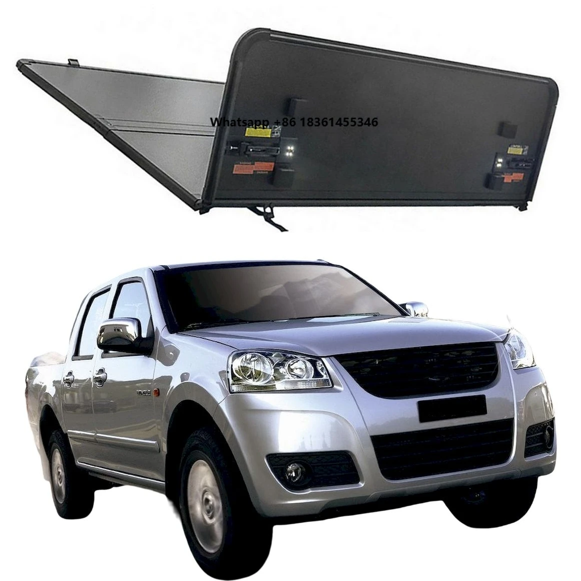 

for Wall GWM Wingle5 Wingle7 Long Bed Hard Trifold Aluminum Tonneau Cover
