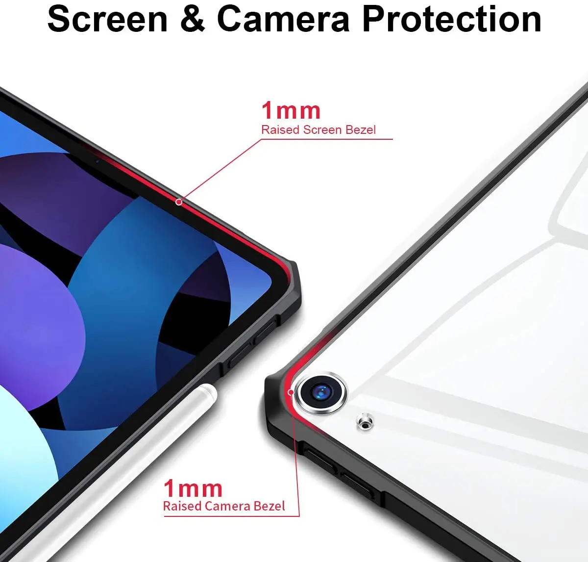 Xundd For iPad Air 5 2022 Air 4 10.2 Case For iPad 5th Generation Mini 6 11 Pro Airbag Shockproof Shell Back Clear Tablet Cover