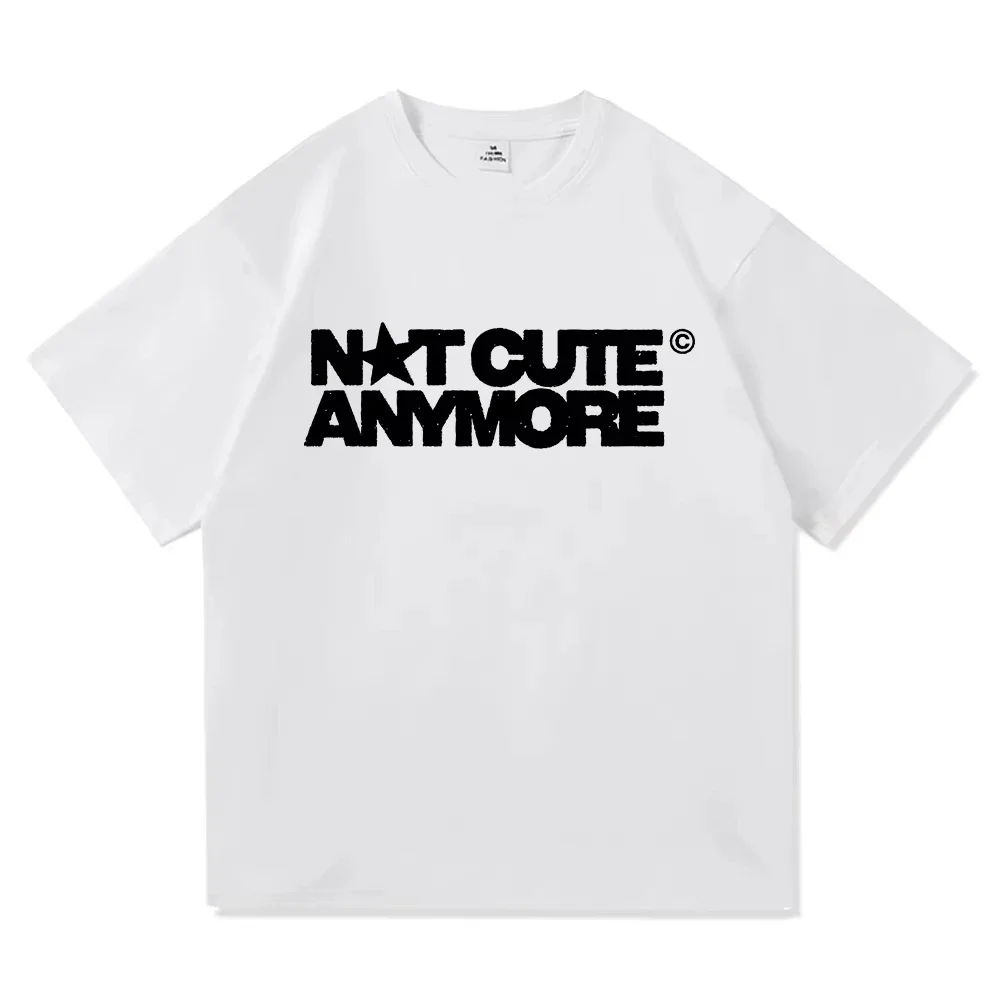 ILLIT Not Cute Anymore Album TShirt Fashion Men/women Clothing Harajuku High Quality Tops Cotton TShirts Male Tees Vintage S-5XL