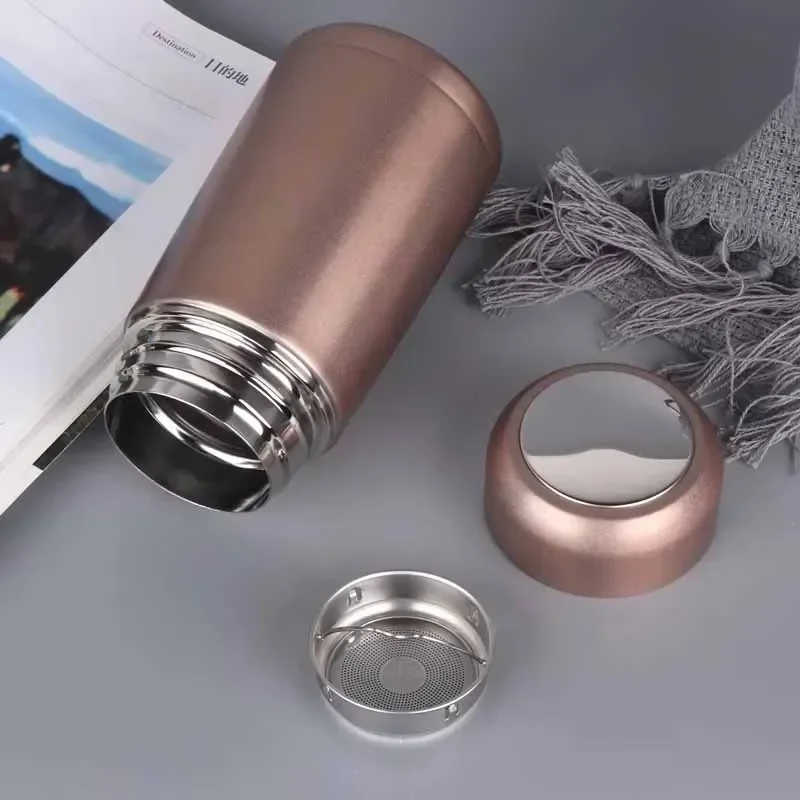 350ml Thermos Cup 304 Stainless Steel Water Bottle Mini Portable Thermos Coffee Vacuum Flasks Tea Milk Coffee Mug