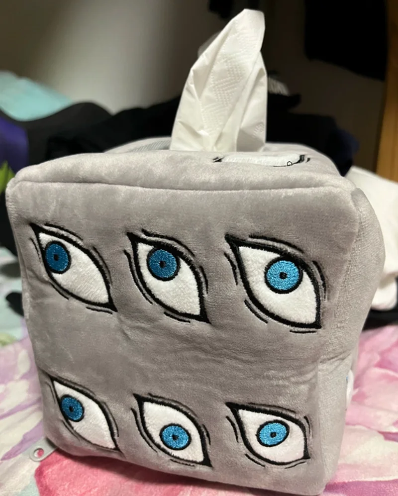 

Аниме-фигурка Jujutsu Kaisen, 2-й сезон: Инцидент в Шибуя, Годжо, Королевство тюрем, коробка для салфеток, держатель для салфеток, декоративный подарок для фанатов