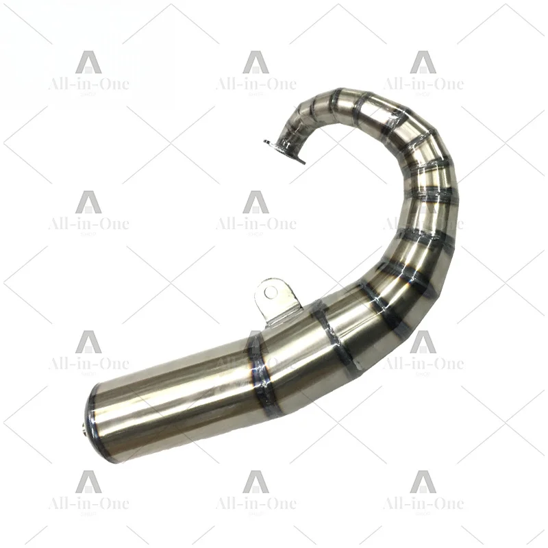 Suitable for DIO50 AF18 AF27 AF28 V8 exhaust pipe half set 70-90CC model W005 manual pipe