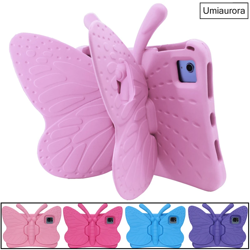 

For Xiaomi Redmi Pad SE 8.7 10.6 Pro 12.1 Mi Pad 5 6 11 inch Pad7 11.2 Kids EVA Butterfly Tablet Case Stand Shockproof Funda