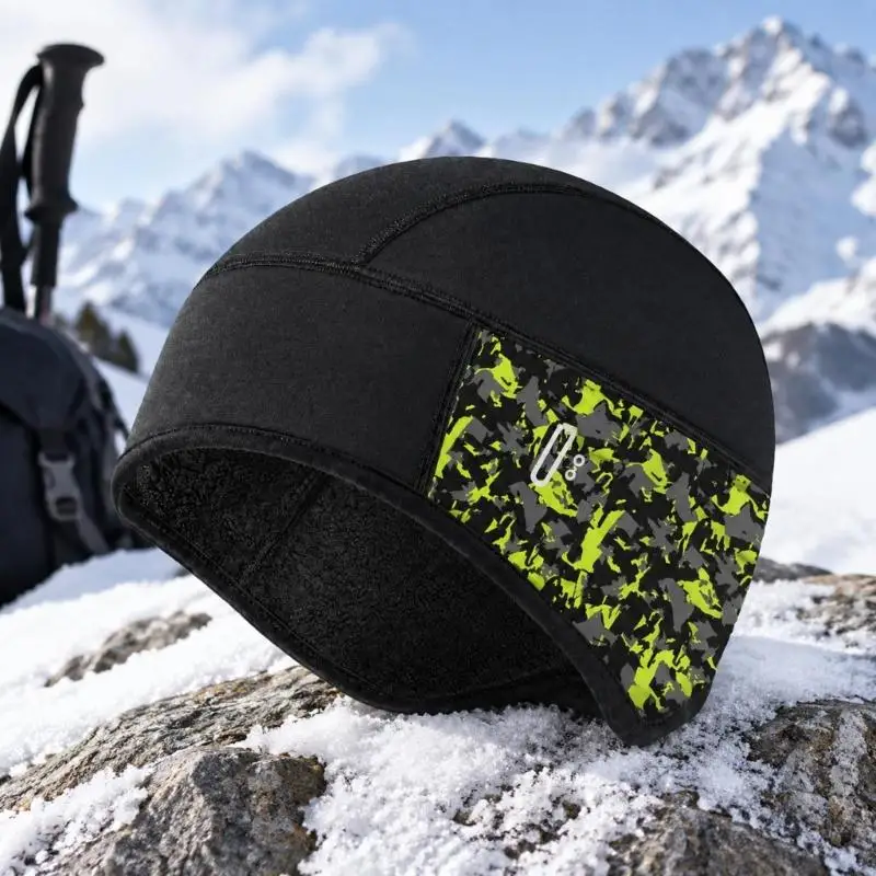 2026 New Thermals Fleece Skull Cap Helmet Liner Winter Cycling Cap Ear Flaps Wind-Resistant for Women Men Skiing, Hiking,