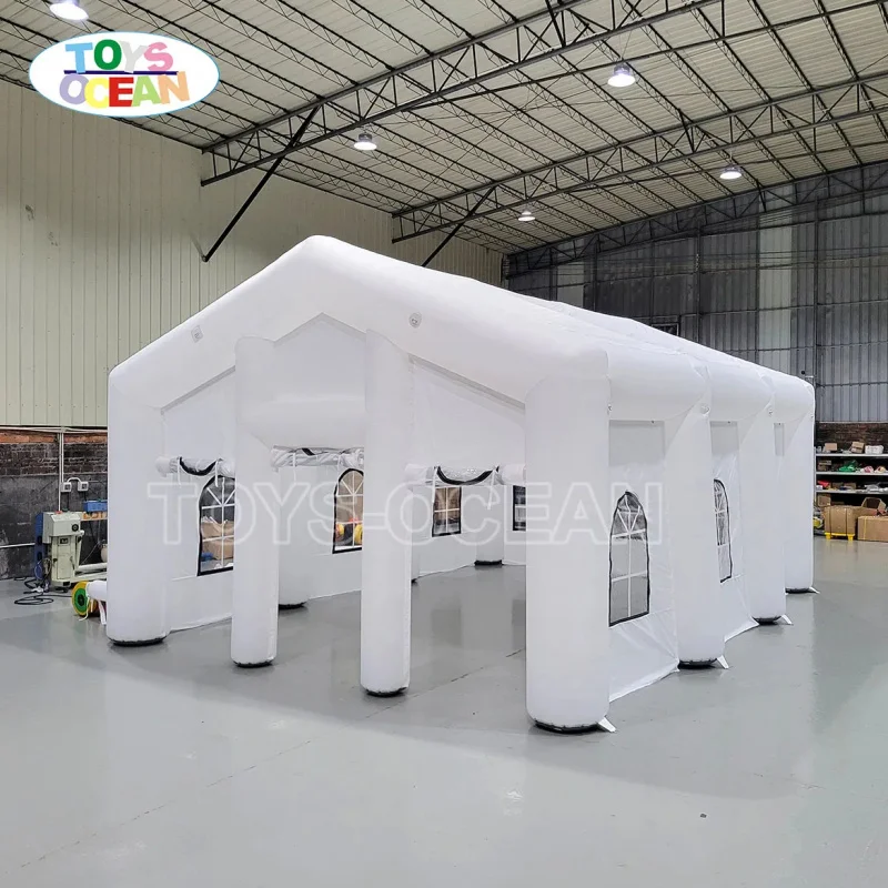 Custom Outdoor Advertising Party Event Tent Inflatable White Wedding Tent with Light Inflatable Tent Easy to Set up