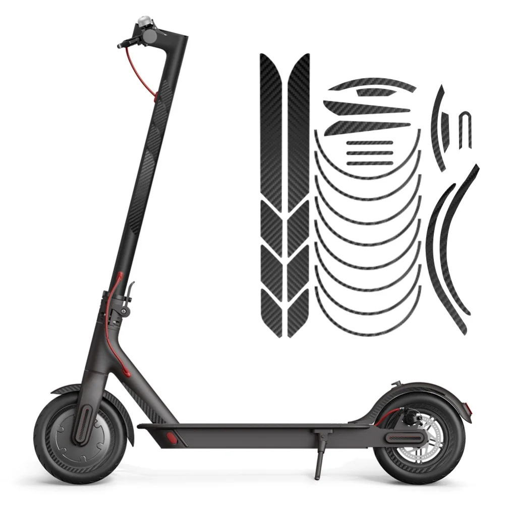 Self Balance Scooters 26*18cm Carbon Fiber Film Easy To Apply Hassle-free Installation Heat-resistant Material view 5