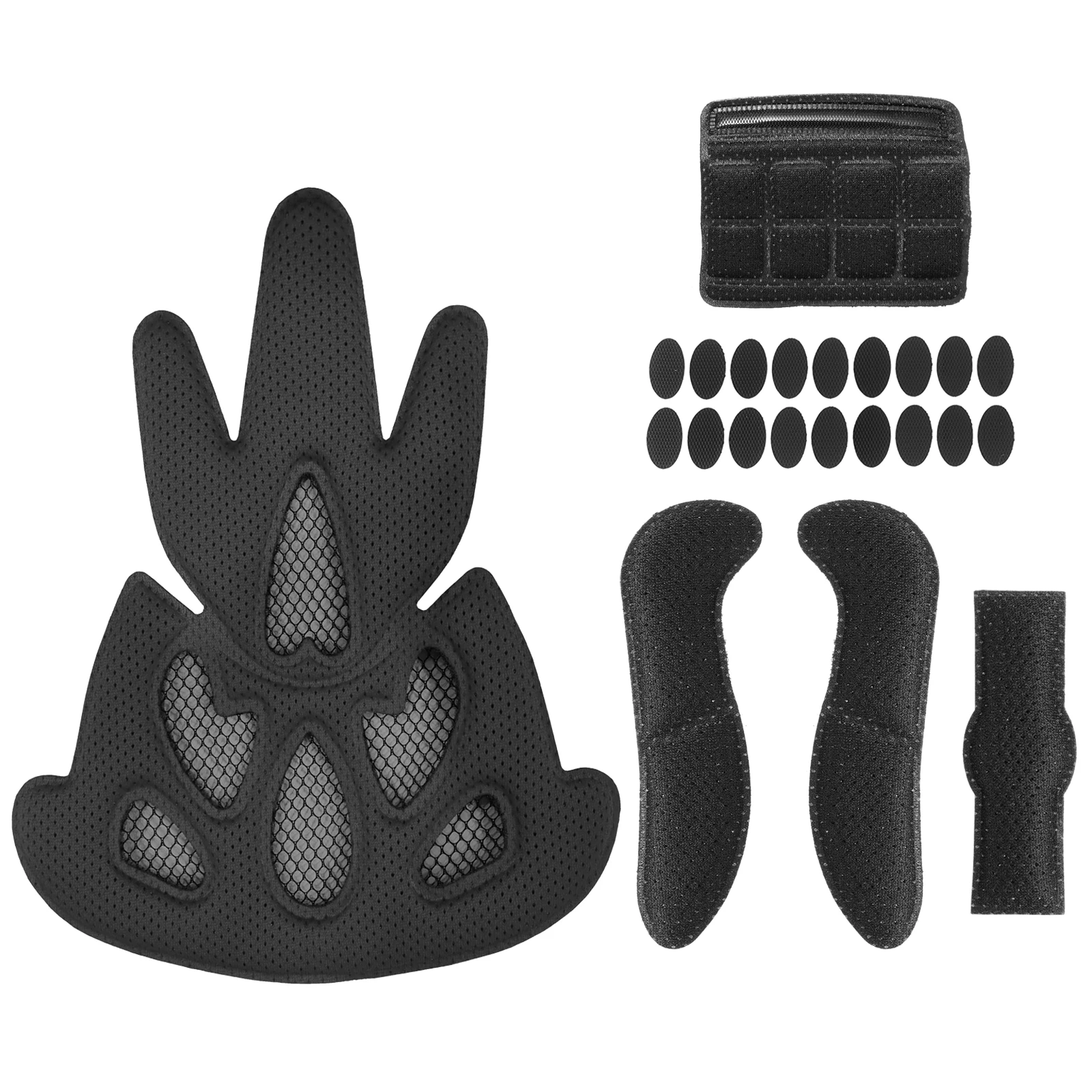 

23 Pcs Sponge Pads Insect-proof Mesh Lining Anti-Collision Durable Replacement Bike Accessories Universal Pad Set Riding