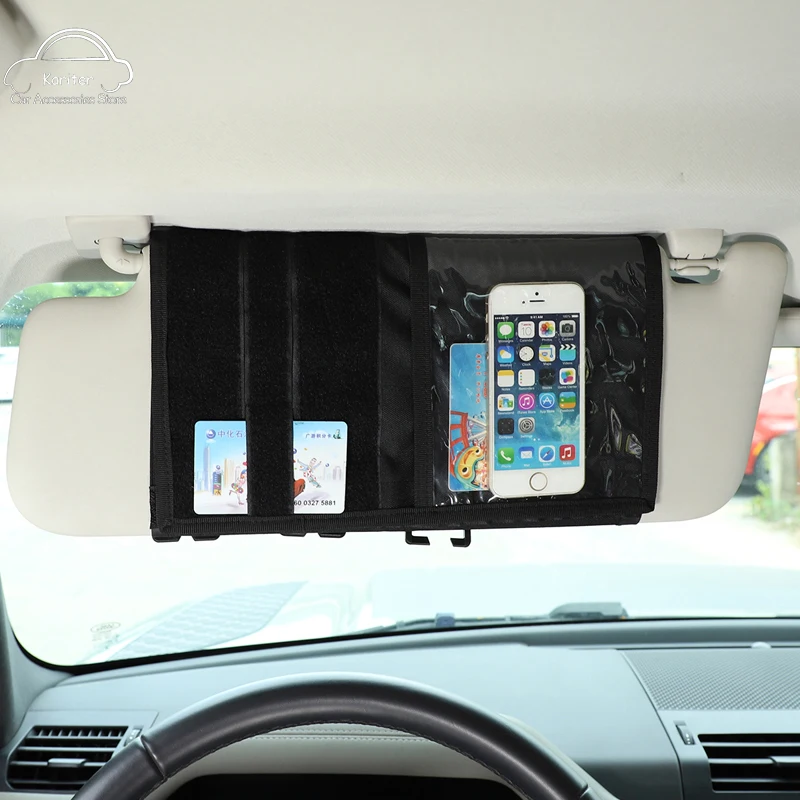 

For Land Rover Defender Land Rover Discovery 5 2020-2023 Car Multi-Function Sun Visor Multi-Port Storage Bag Car Accessories