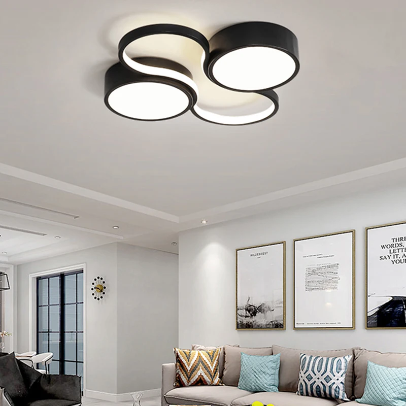 Candeeiro circular com proteção para os olhos, Lâmpada moderna e criativa, Decoração de iluminação interior, Quarto e sala de estar, Estudo e arte, 2024