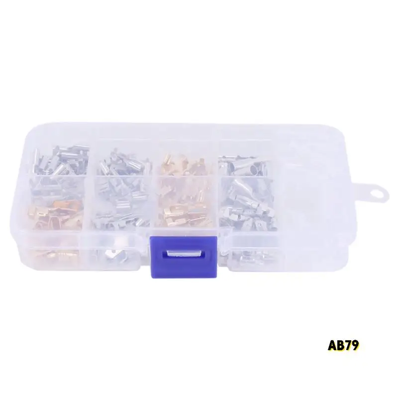 1500 Uds 6,3 MM 2,8 MM 4,8 MM 4,0 MM macho hembra conector de pala de coche empalme terminales de cable de engarce para motocicleta bicicleta coche