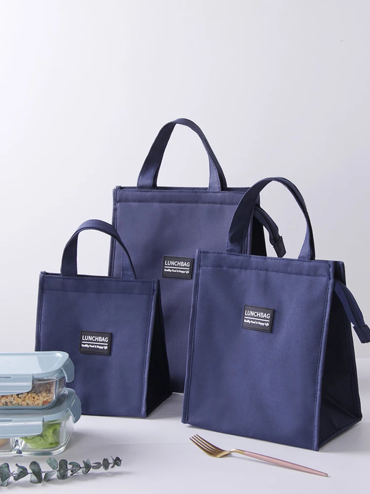 Tragbare Isoliertasche mit großer Kapazität, Lunchtasche für Studenten und Arbeit – Detail 1