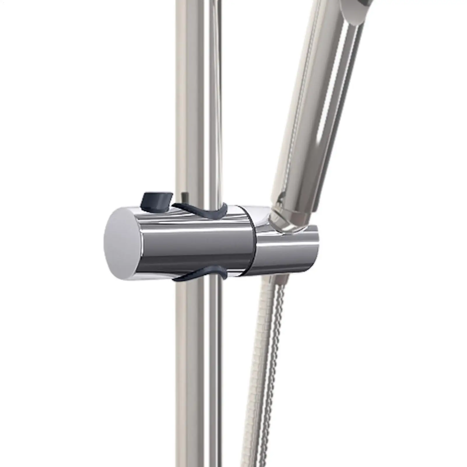 ABS Adjustable Shower Head Holder Clamp Showerhead Rail Slide Bracket Bathroom Accessories Rotation Hook Design
