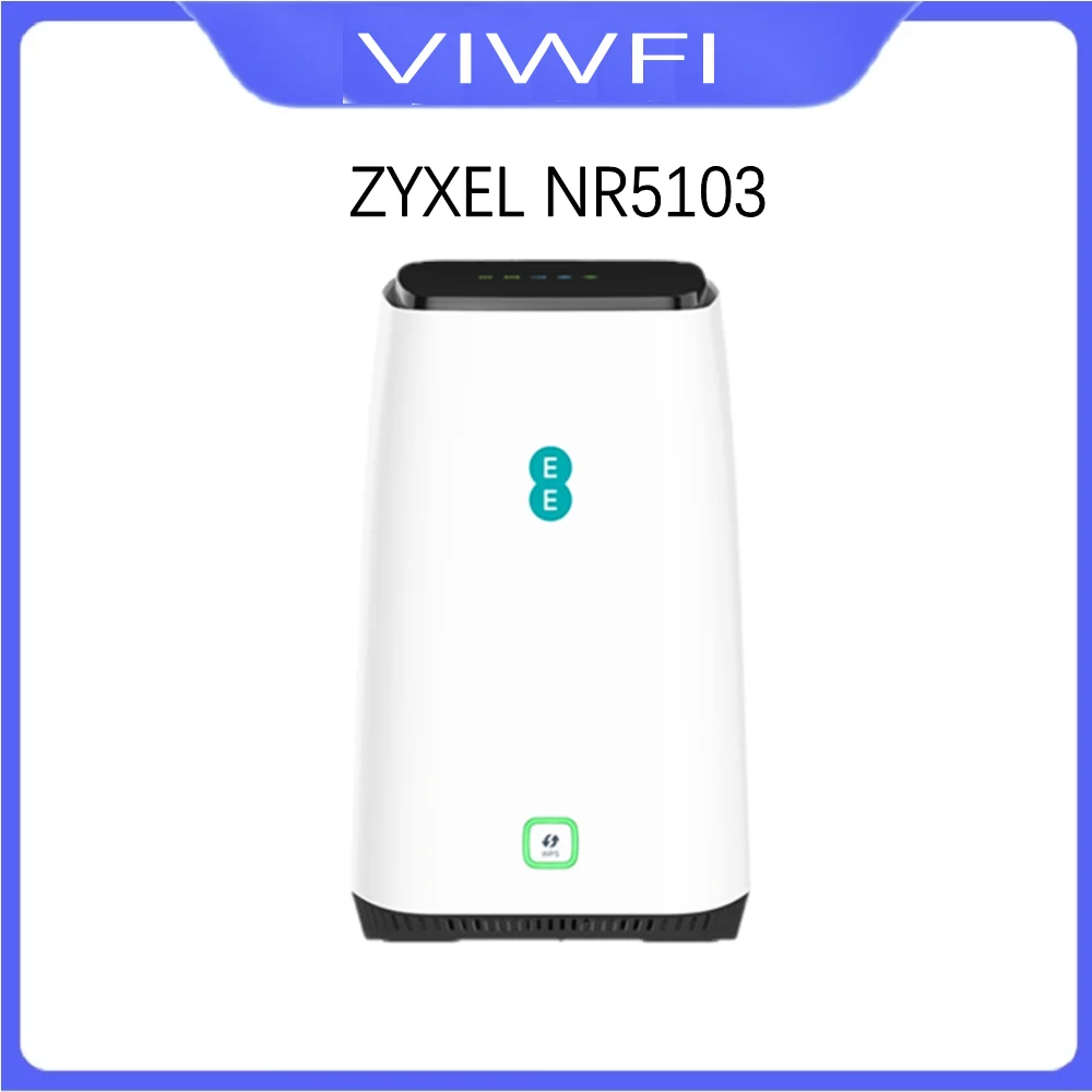 Unlocked ZYXEL NR5103E 5G NR Indoor Router 4.67Gbps WiFi6 4G LTE Cat19 Sim Card 5G WiFi CPE PK H122-373