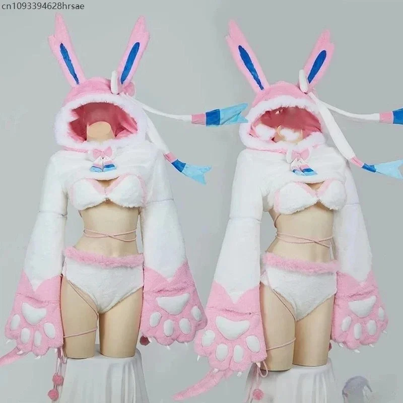 2026 جديد دور اللعب الزي المرأة فروي باو مثير مجموعة هالوين عيد الميلاد مهرجان Kawaii قطعة واحدة رومبير تأثيري حلي #1