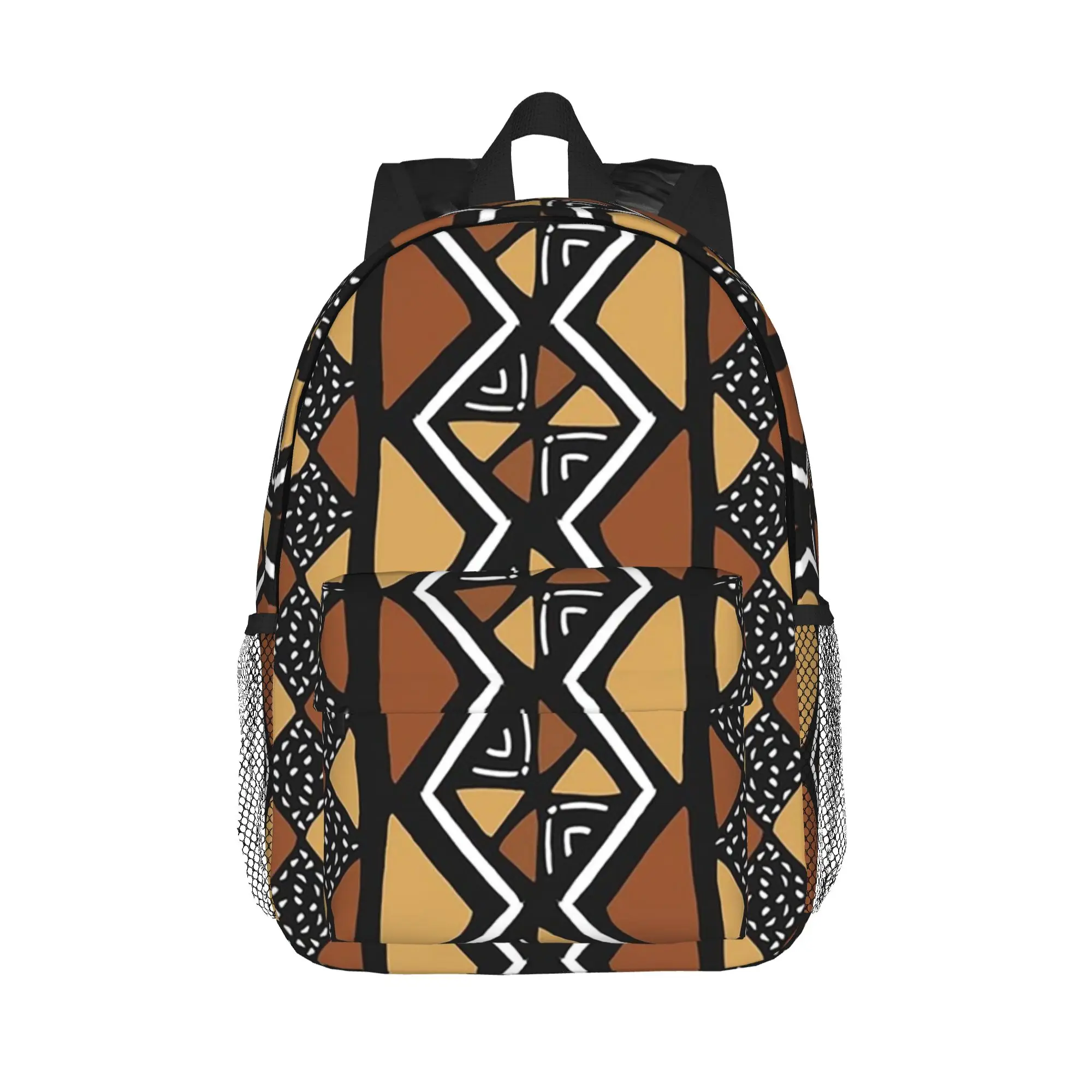African Mud Cloth Mali Backpack Hot Sale Daypack Large Capacity Boys Girls BookBag Shoulder Bags for Men Women School Bag