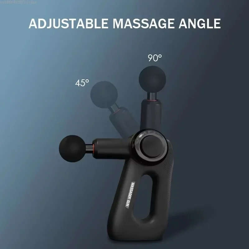 Wholesale Electric Pulse Body Muscle Therapy Fascia Spinal Massage Heating Function Pistol Massage Gun and Case Study view 6