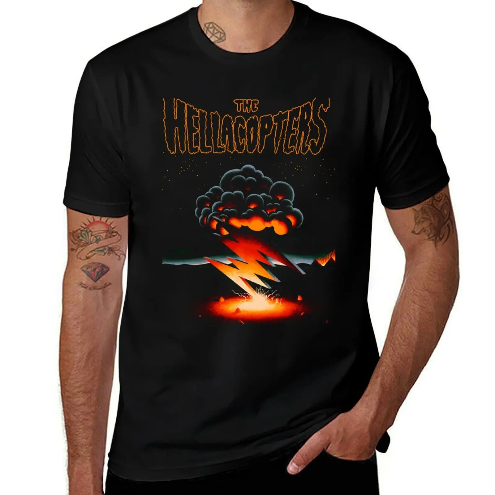 

THE HELLACOPTERS T-Shirt vintage aesthetic clothes plain t shirts men