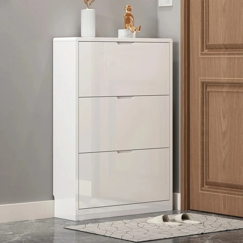 Nordic Manmade Board Shoe Racks Cabinet Dust Proof Ultra Thin Shoe Cabinet Living Room Luxury Meuble Chaussures Furniture