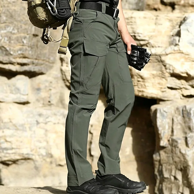 2026 Autumn Classic Outdoor Hiking Pants Men Trend Simple Tactical Casual Trousers Male Fashion Lightweight Wear-resistant Pants - view 2