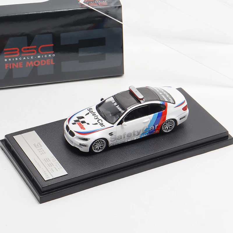 BSC 1:64 M3 E92 سيارة الأمن NFS مجموعة سيارات الشرطة محاكاة سبيكة نموذج سيارة الحلي جمع